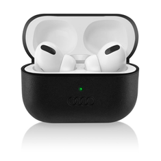 Audi Airpods Pro Hülle Leder, schwarz