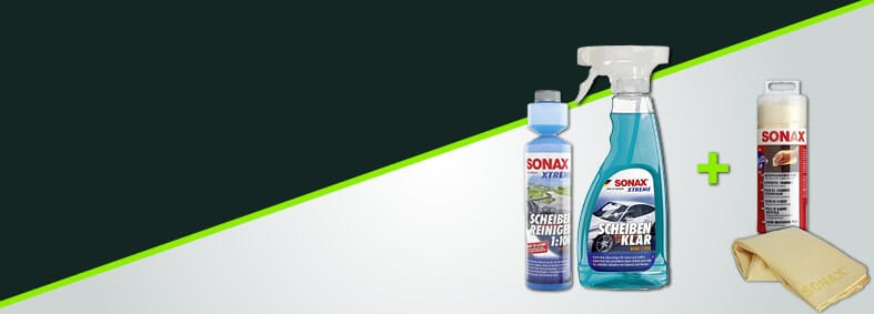 Sonax Scheibenreinigung + gratis Pflegetuch
